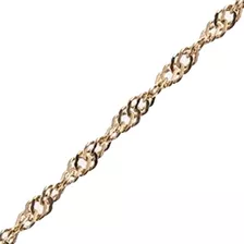 Cadena De Oro 18k Singapur 0,9 Gr 50cm Hilo 0,13 En C