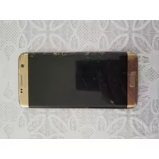 Samsung Galaxy S7 Edge 32 Gb Dorado Platino 4 Gb Ram Funcional Con Detalle