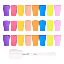 Siyurongg 24 Vasos De Plástico Reutilizables, 8.5 Oz De Plás