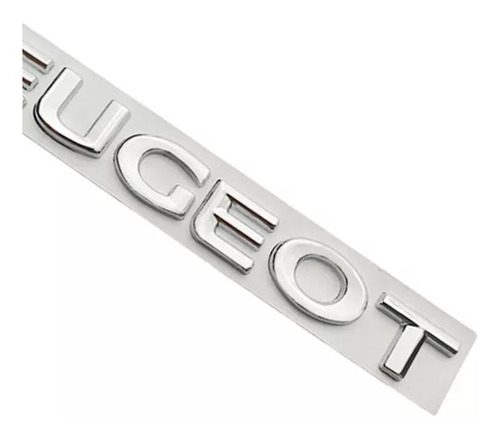 Letras Peugeot Insignia Emblema Cromadas Logotipo Foto 4