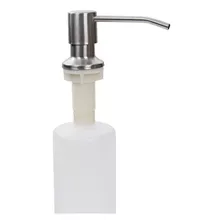 Dispenser Dosador Detergente Sabonete Embutir Aço Inox 500ml Cor Aço Inox Escovado