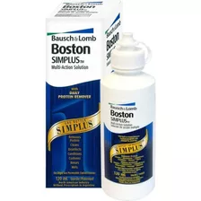 Boston Simplus 120ml Para Lentes De Contato Permeáveis A Gases