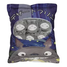 Almohada Totoro Rellena De Peluches De Mini Totoros 