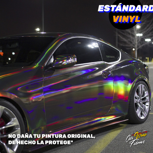 Vinil Wrap Negro Lser Cromo Espejo Autoelite Cwf 1x1.52m Foto 5