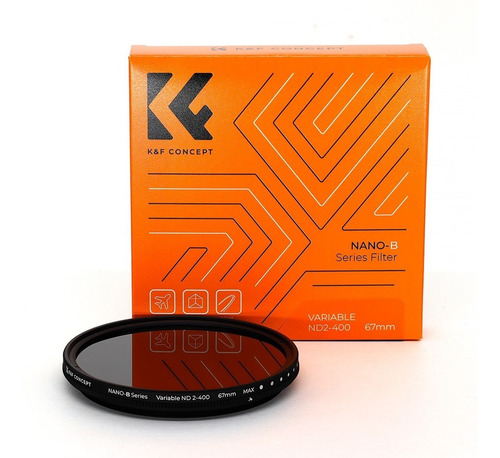 Filtro Nd2 A Nd400 Variável - K&f - 67mm - Envio Do Brasil