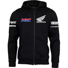  Campera Honda Hrc Algodon Frisado Estampado 