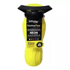 Garrafa De Água Squeeze Plástico Neon 1000ml - Amarelo