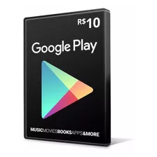 Cartão Google Play Store Gifcard Google Play 17,99