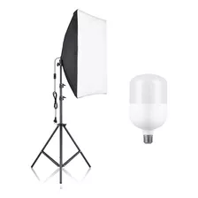 Kit Soft Box 50 X 70 Com Lampada Led Estudio Luz Continua