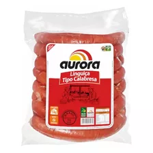 Linguiça Tipo Calabresa - 5 Kg Aurora Defumada A Vácuo 