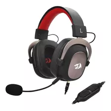 Fone De Ouvido Gamer Redragon H510 Zeus Black E Red