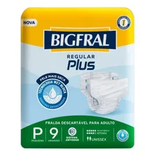 Fralda Adulta Bigfral Regular Plus P/9 M/8 G/7 Xg/7 Severa