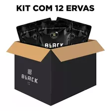 Kit Erva Mate Black Tereré Cx 12un Menta Boldo 500g Premium