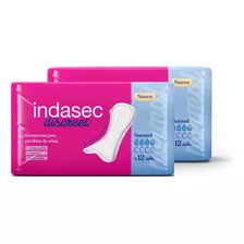Indasec Normal Discreet Pack X 2 - Total 24 Unidades 