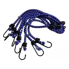 Ligas Elasticas Para Moto Azul 5pz 120cm Nasaki