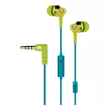 Audifonos In Ear Visivo Ve-ie03y Amarillo Color Azul