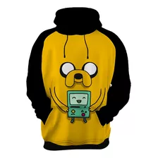 Blusa Moletom Jake E Bmo Hora De Aventura Desenho