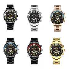 20 Relojes Genva Hombre Automático Movimiento Cuarzo Regalo