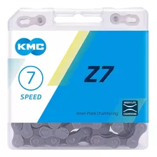 Cadena Bicicleta Kmc Z7 Vel 1/2 X3/32 116 Eslabones Plateada