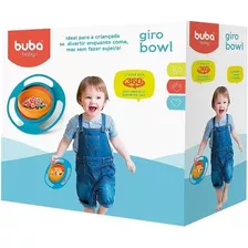 Giro Bowl Azul Buba Pratinho Magico Giratorio Para Crianças
