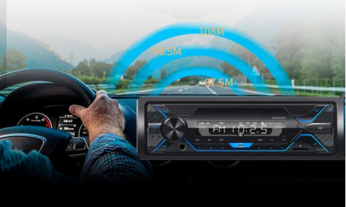 Auto Estereo Bluetooth Mp3 Radio Manos Libres Aux Fm Sd Usb Foto 7
