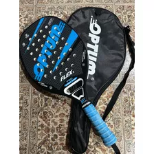 Óptimo Flex2 Pro Carb- Raquete Tênis De Praia - Beach Tennis