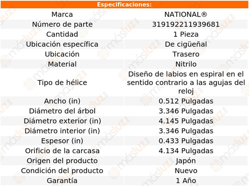 1- Retn Cigeal Tras Phaeton V8 4.2l 04/06 National Foto 3