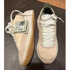 Tenis Italianos Superga Rosa Palo. Hechos De Piel Vegana