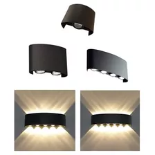 Aplique Led Lampara De Pared Exterior Varios Modelos 