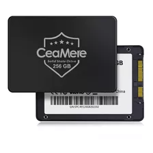 Ssd Ceamere 256gb Disco Sólido Interno Notebook E Desktop Cor Preto