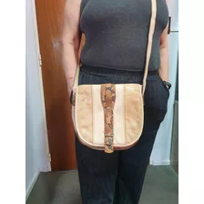 Cartera De Cuero Morral Bandolera Moderna Corium 