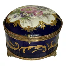 Alhajero Caja Porcelana Francesa Sevres Sin Sello