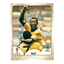 Figurinha Pelé Legends Cromada Brilhante Copa Mundo Rússia 