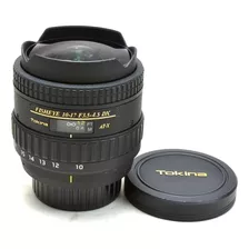 Objetiva Tokina At-x 10-17mm Fisheye F3.5-4.5 