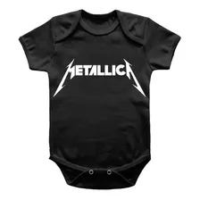 Body Bebê Rock Metallica