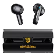 Transformers Tf-t02 Audífono Inalámbrico Bluetooth 5.3 Color Negro