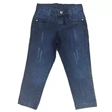 Calça Jeans Feminina Infantil Tam. 01 02 03 - Ref. 1320