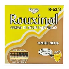 Cordas De Nylon Tensão Média Rouxinol R53b Com Tubetes