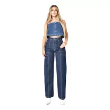 Pantalones Wide Leg Tiro Alto Varios Modelos 207