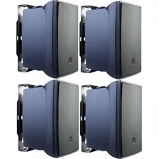 4 Caixa Som Acústica Jbl C321p 30wrms Preta Par 60w Ambiente