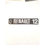 Emblema Letrero Renault 12 Tl Placa