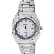 Reloj Citizen Hombre Bm7130-58a Titanio Ecodrive Agen Ofi Jm Color De La Malla Gris Color Del Bisel Gris Color Del Fondo Gris