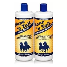 Shampoo Y Acondicionador Combo Mane N Tail Combo, 32 Fl Oz P
