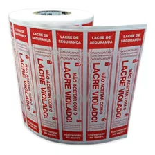 Lacre Adesivo Pizza Marmitex Delivery 10.000u 95x20mm Verm