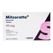 Mitzoratta 40 Mg Caja Con 14 Tabletas