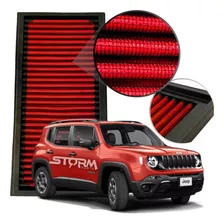 Filtro De Ar Esportivo 1.3 Turbo Jeep Renegade Lavável Rs