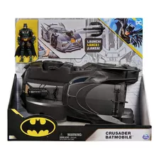 Carrinho Batmóvel Crusader Com Boneco Batman 10cm 3382 Sunny