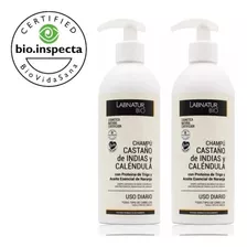 Shampoo Natural Castaño De Indias Y Caléndula 450ml Pack X 2