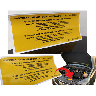 Adesivo Frente Vectra / Ar Condicionado Carga Do Gás 900g