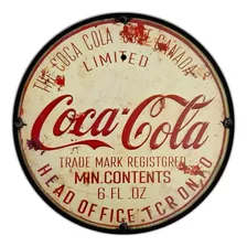 #778 - Cuadro Decorativo - Coca Cola Retro Bar No Chapa